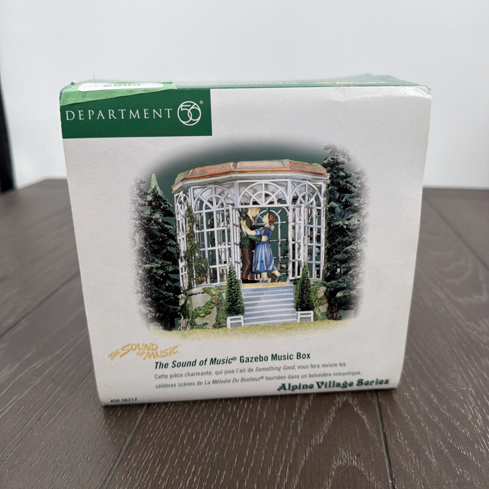 Dept 56 Alpine Village Sound Of Music Gazebo Music Box 56212, Tested Working