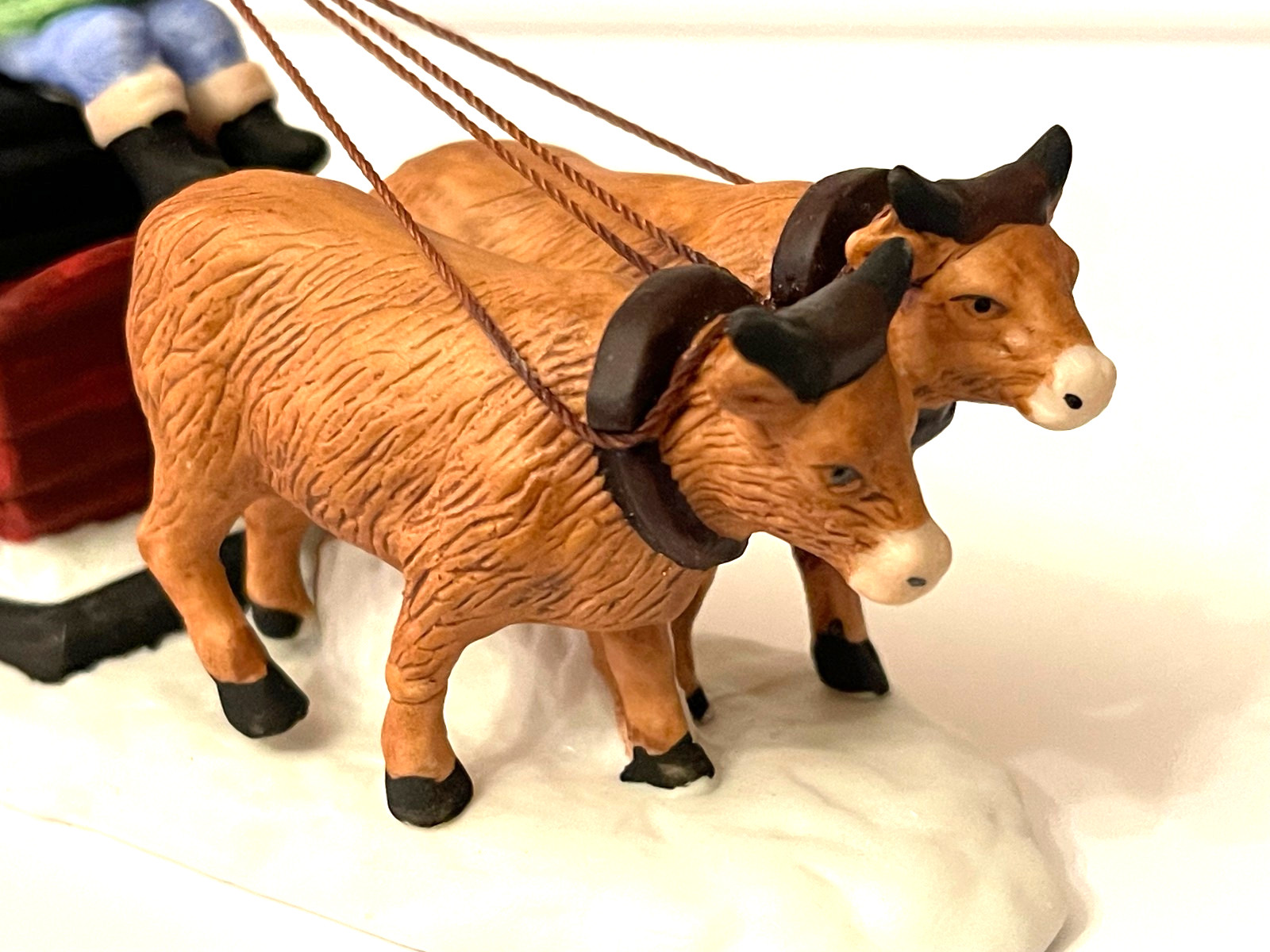 DEPT 56 ACCESSORY. “OX SLED.” HAULING THE FRESH CUT WOOD. BRAND NEW. NEVER USED