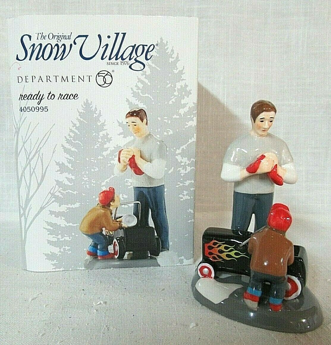 Department 56 Snow Village Accessory Ready To Race # 4050995