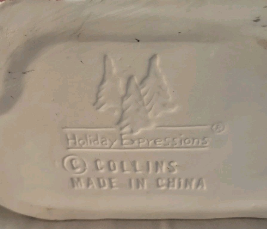 Vintage HOLIDAY EXPRESSIONS Toy Shop Porcelain ILLUMINATED House CHRISTMAS