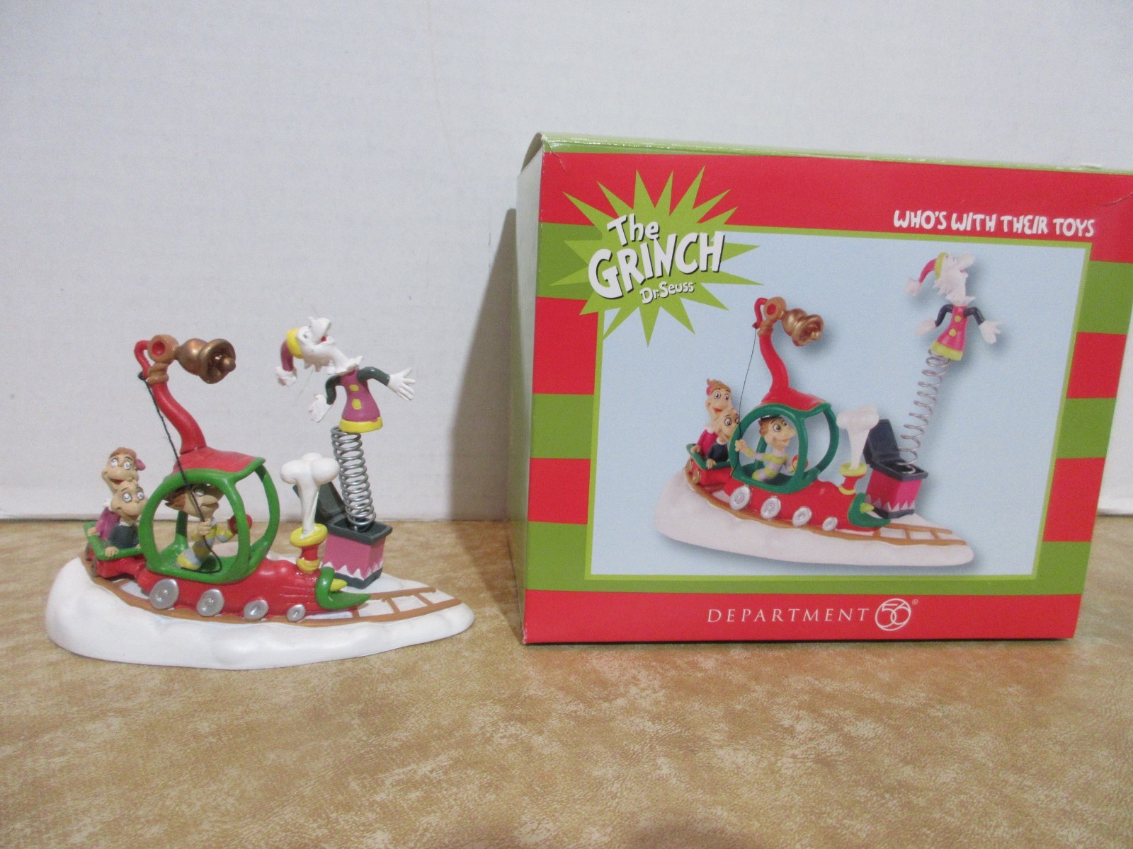 Dept. 56 The Grinch 2020 Who’s With Their Toys #4020717 Dr. Suess
