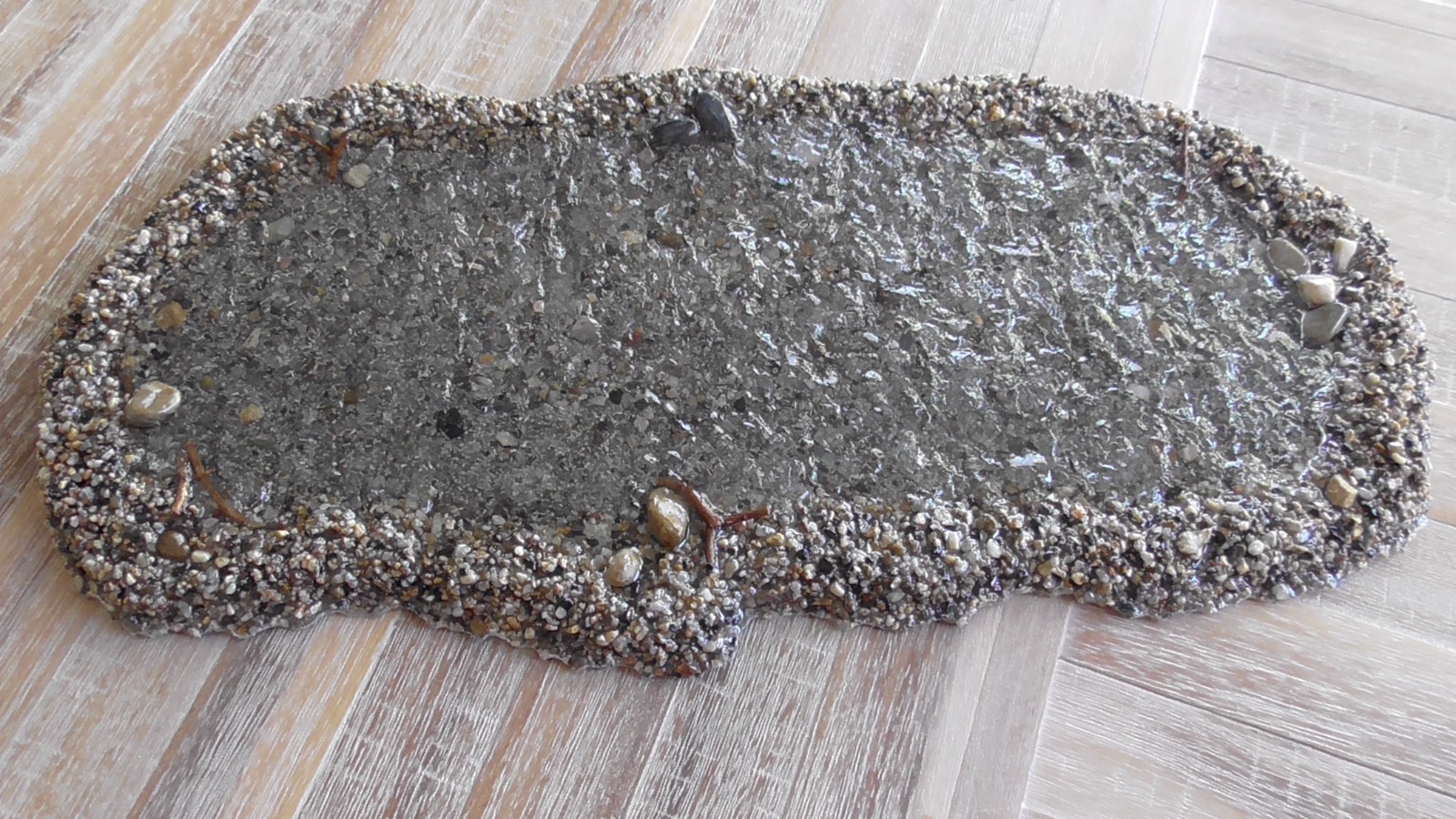 21″ x 11″ Resin Lake River Stream for Villages Dioramas Railroad Scenery #559