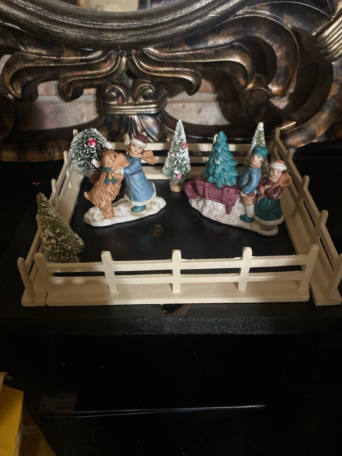 Vtg Lot 18 O’Well Christmas Village Figures People Animals & More