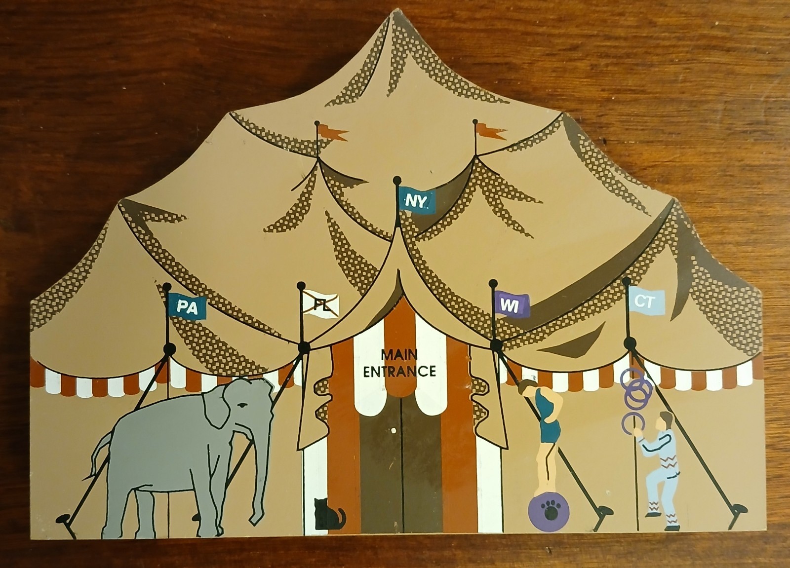 Cat’s Meow Village Circus Big Top Ferris Wheel, Sideshow, Carousel, Lion