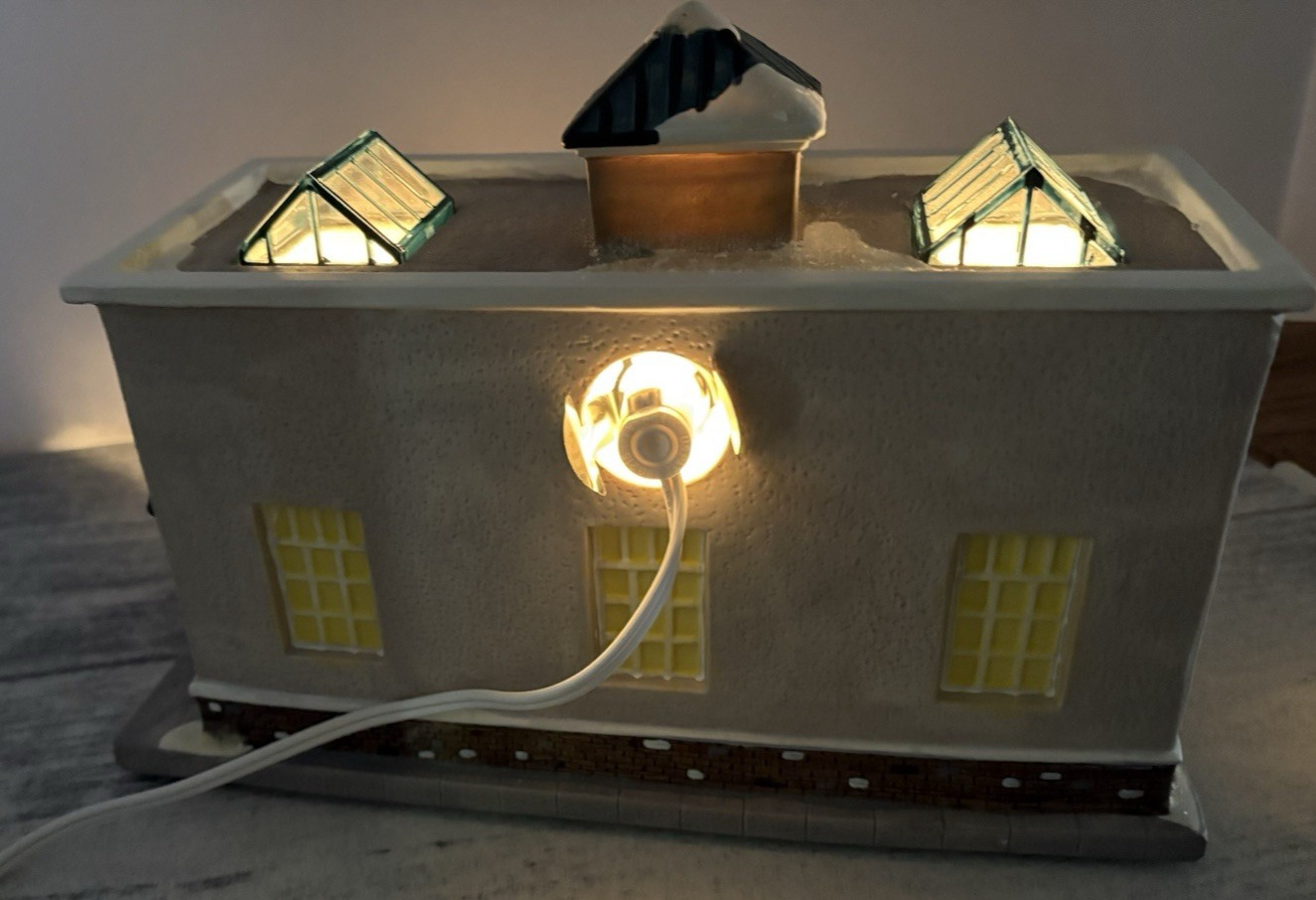 Christmas Village Jo-Ann Fabrics and Craft Store Light-Up Illuminated Village