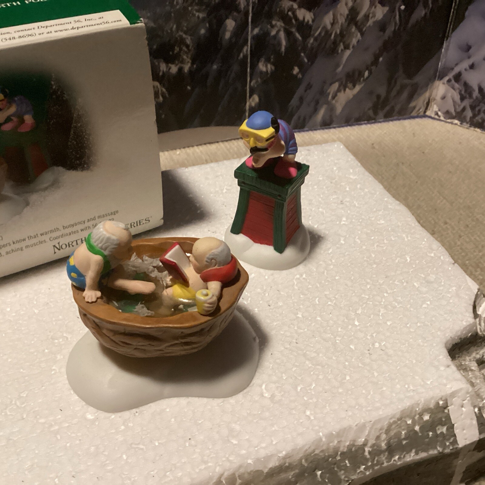 Dept 56 North Pole Series 56802 Party In The Hot Tub