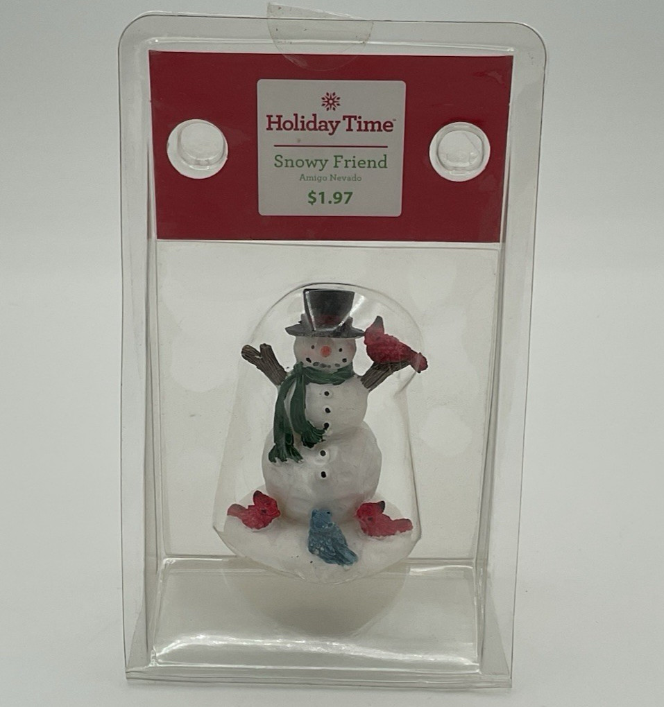 Holiday Time Snowy Friend 41571 Christmas Village House Accessory NEW Free Ship!