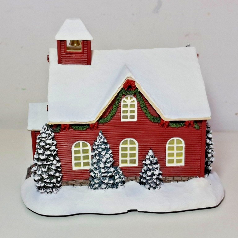 Hawthorne Thomas Kinkade Christmas Village “Christmas Cottage “, 2002