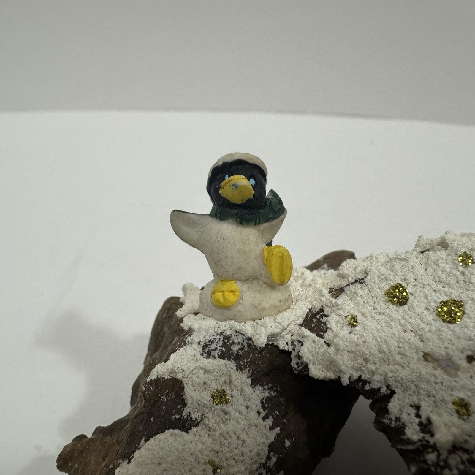 Vintage Snow Village Decoration, Penguin, House, No Original Box, Free Shipping