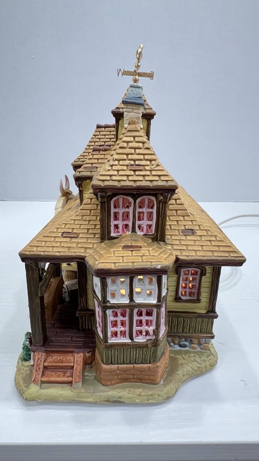 Lemax Harvest Crossing “Big Horn Ranch House” 85682 Retired 2008 Lighted House