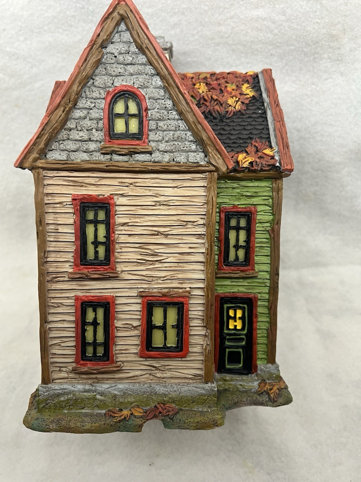 Dept 56 Snow Village Halloween “Spider House Silver Series Boxed Set”