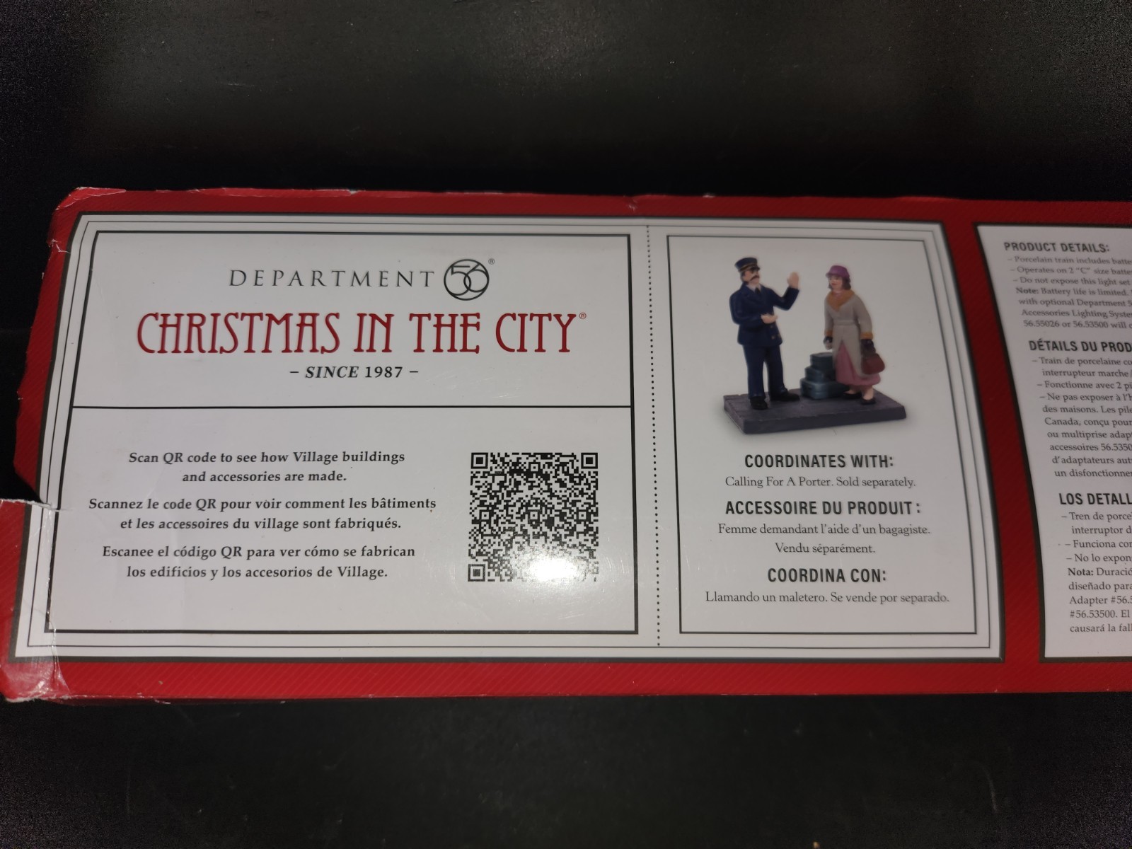 Dept 56 Christmas in the City Christmas in the Cities Limited Lit Train 6011380