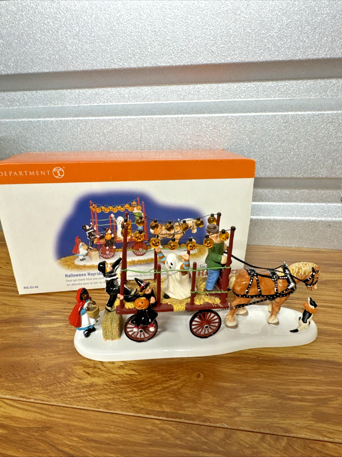 Dept 56 “Halloween Hayride” Snow Village Halloween Accessory w Box #56.55148
