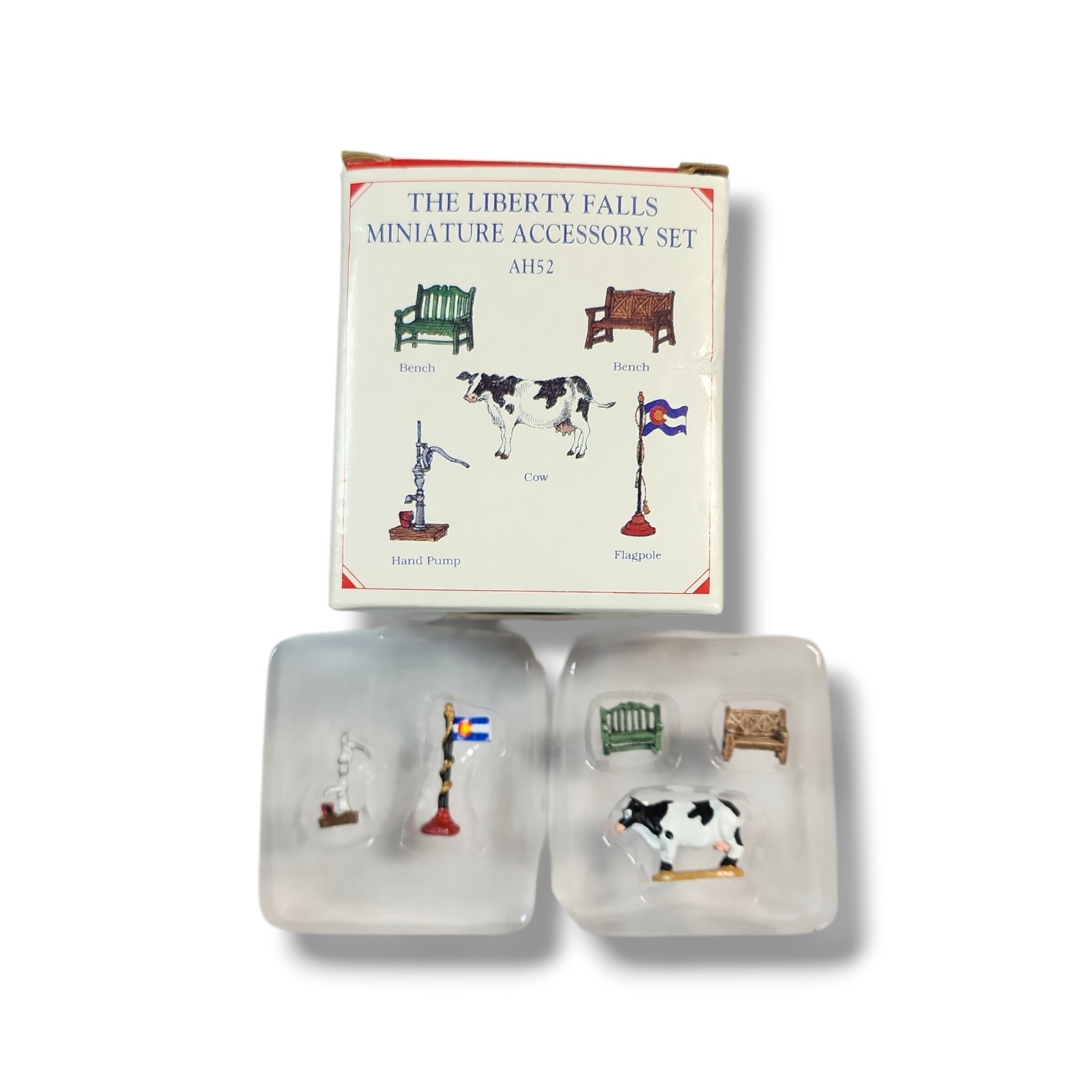 Liberty Falls Collection Miniature Accessory Set AH52 1997 Vintage Dillard’s