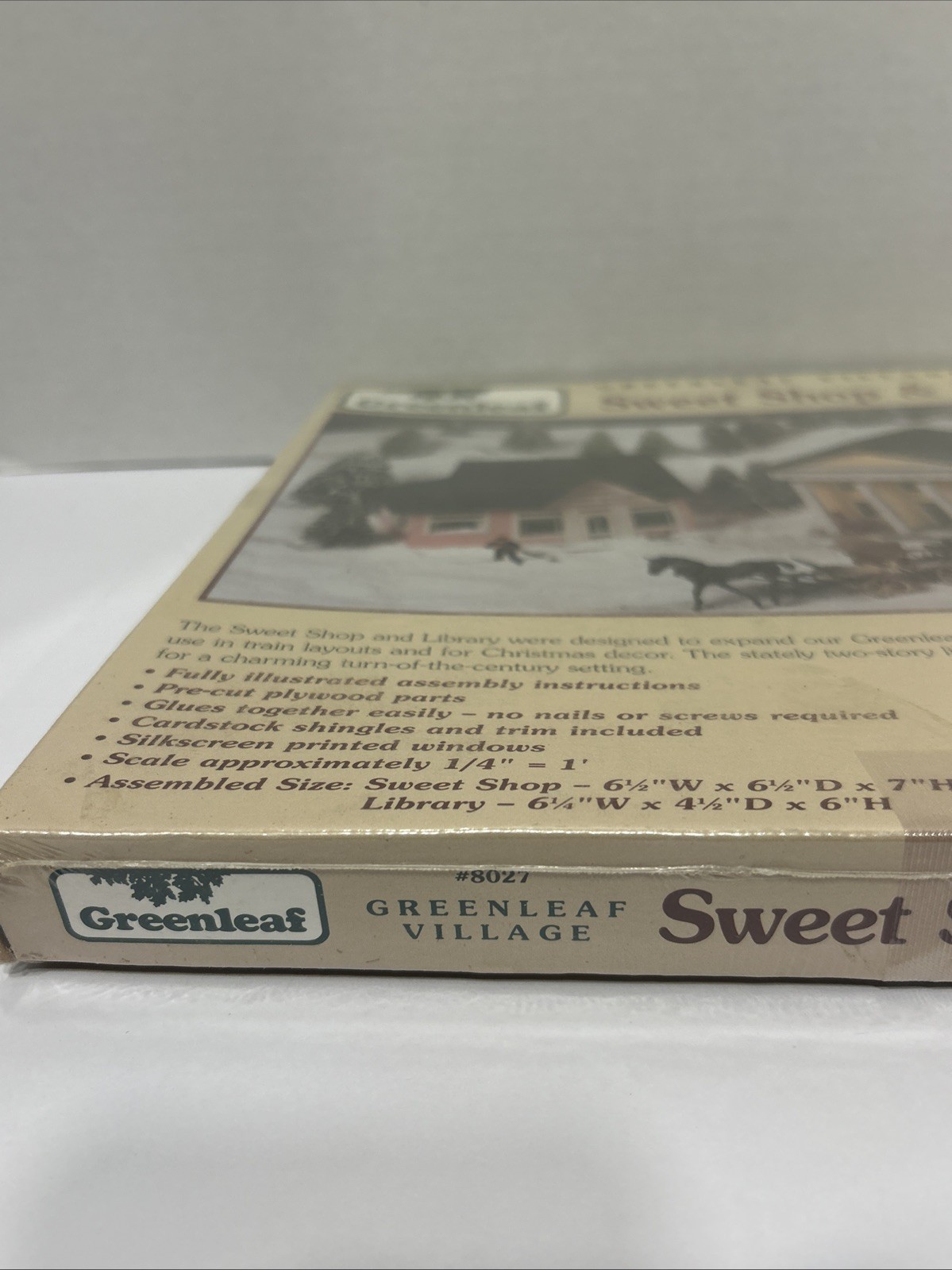 Greenleaf Village Sweet Shop & Library SEALED 1995
