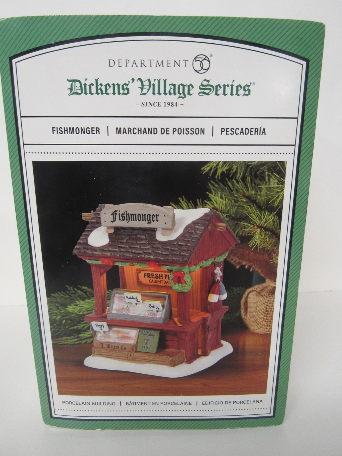 Dept 56 Dickens Village Fishmonger Building 6011388 New Ships Free