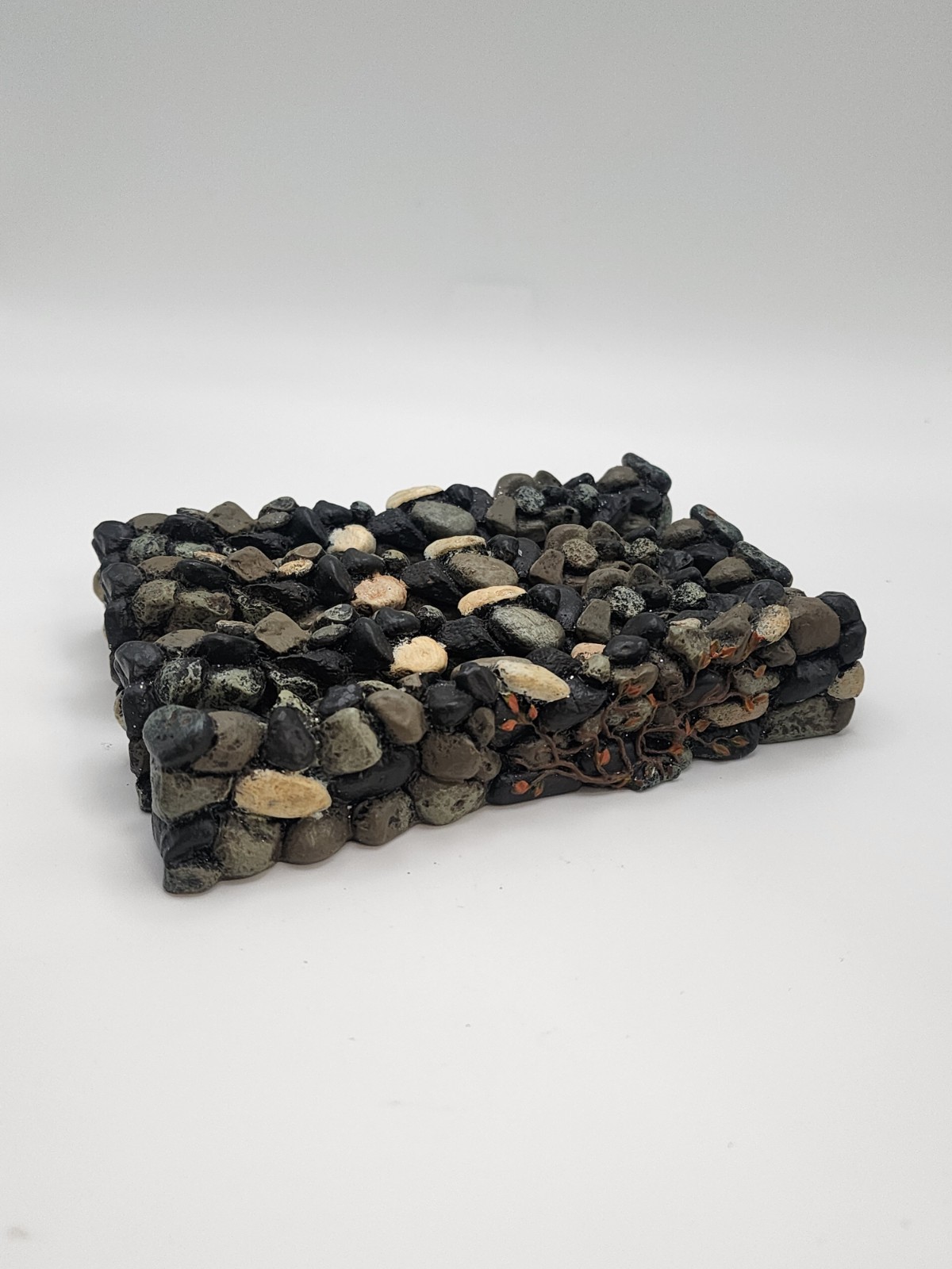 Christmas Village Accessories Stonefield Wall Dept 56 Stone Vine Wall Set of 4