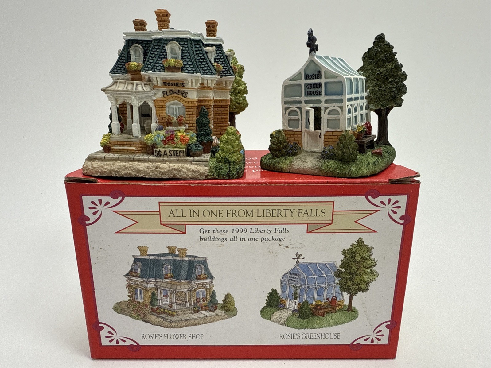 Liberty Falls Collection Rosie’s Flower Shop and Greenhouse HSE3