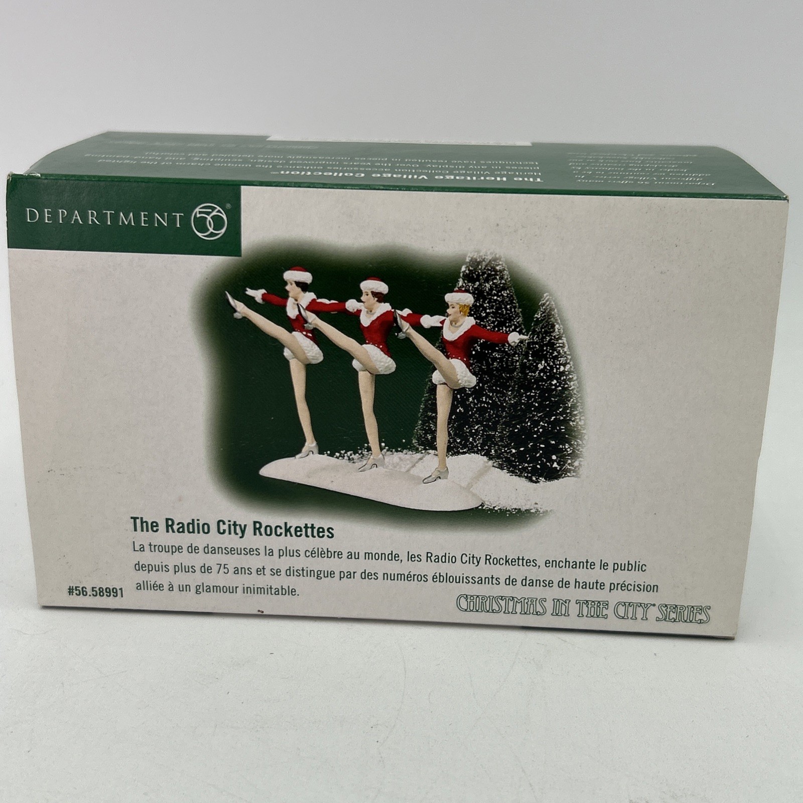 Department 56 Christmas in the City Figurine with box – THE RADIO CITY ROCKETTES