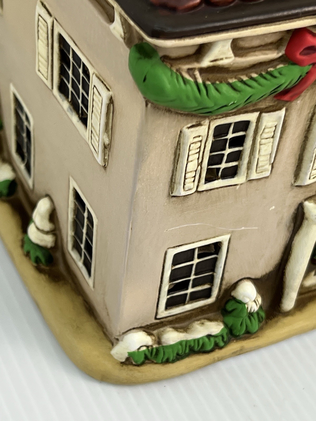 Vtg Lefton Penny House Colonial Village Hand Painted 1986 Made in Taiwan No Box