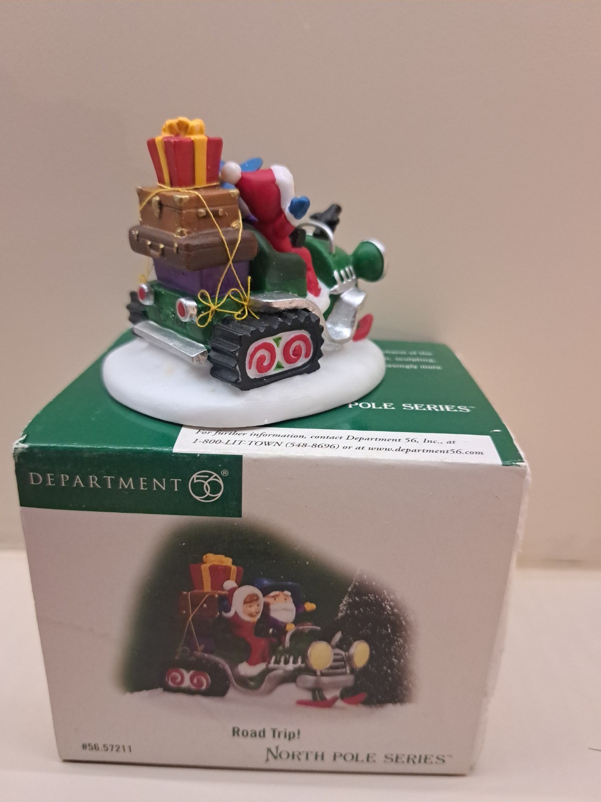 Dept 56 Road Trip! #56.57211 NORTH POLE SERIES EUC