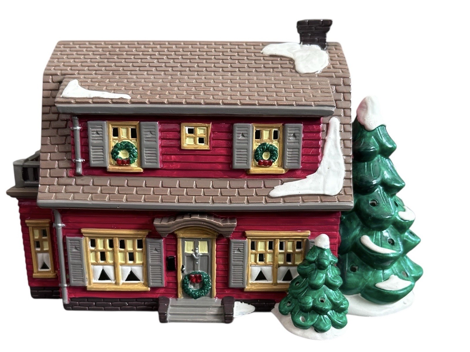 Dept 56 Snow Village American Architecture Series Dutch Colonial House 54856