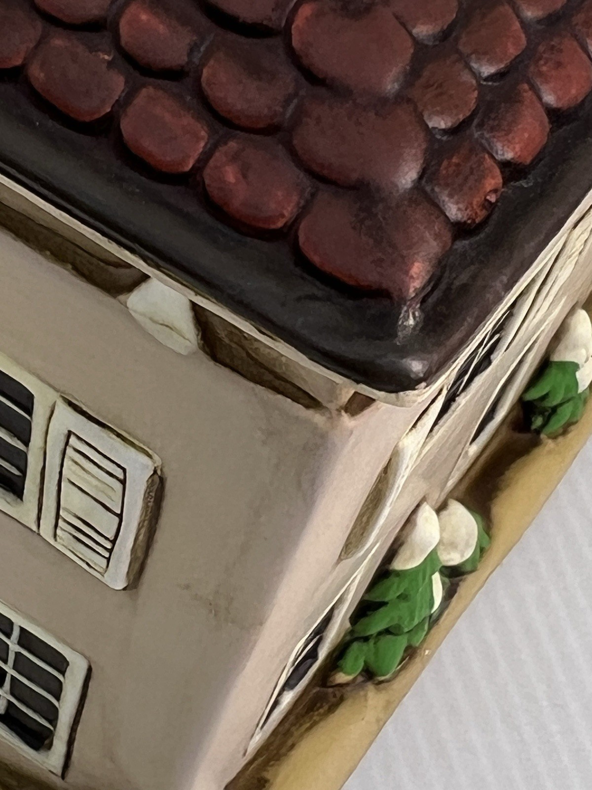 Vtg Lefton Penny House Colonial Village Hand Painted 1986 Made in Taiwan No Box