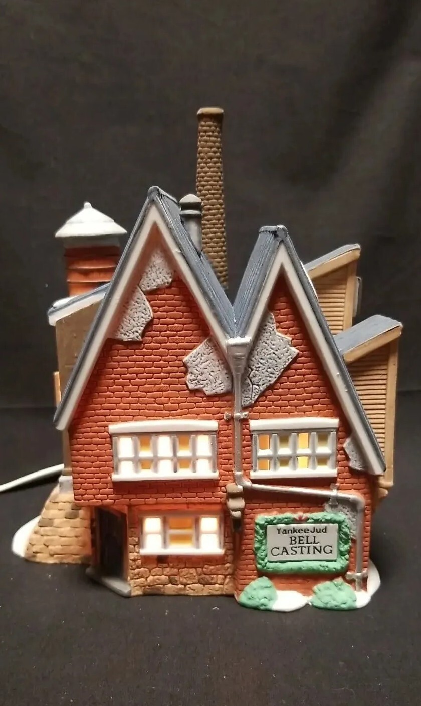 Dept 56 New England Village “Yankee Jud Bell Casting” Lighted House #5643-0