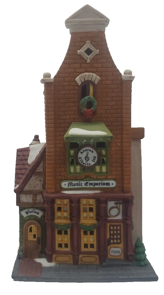 Dept 56 Music Emporium Heritage Village Christmas In City Series 1992 #5531-0