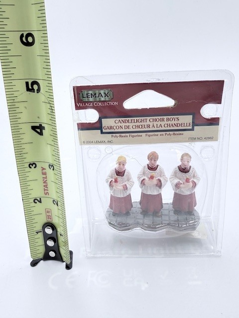 Lemax Christmas Village Town Candlelight Choir Boys 42862 Church Choir #2
