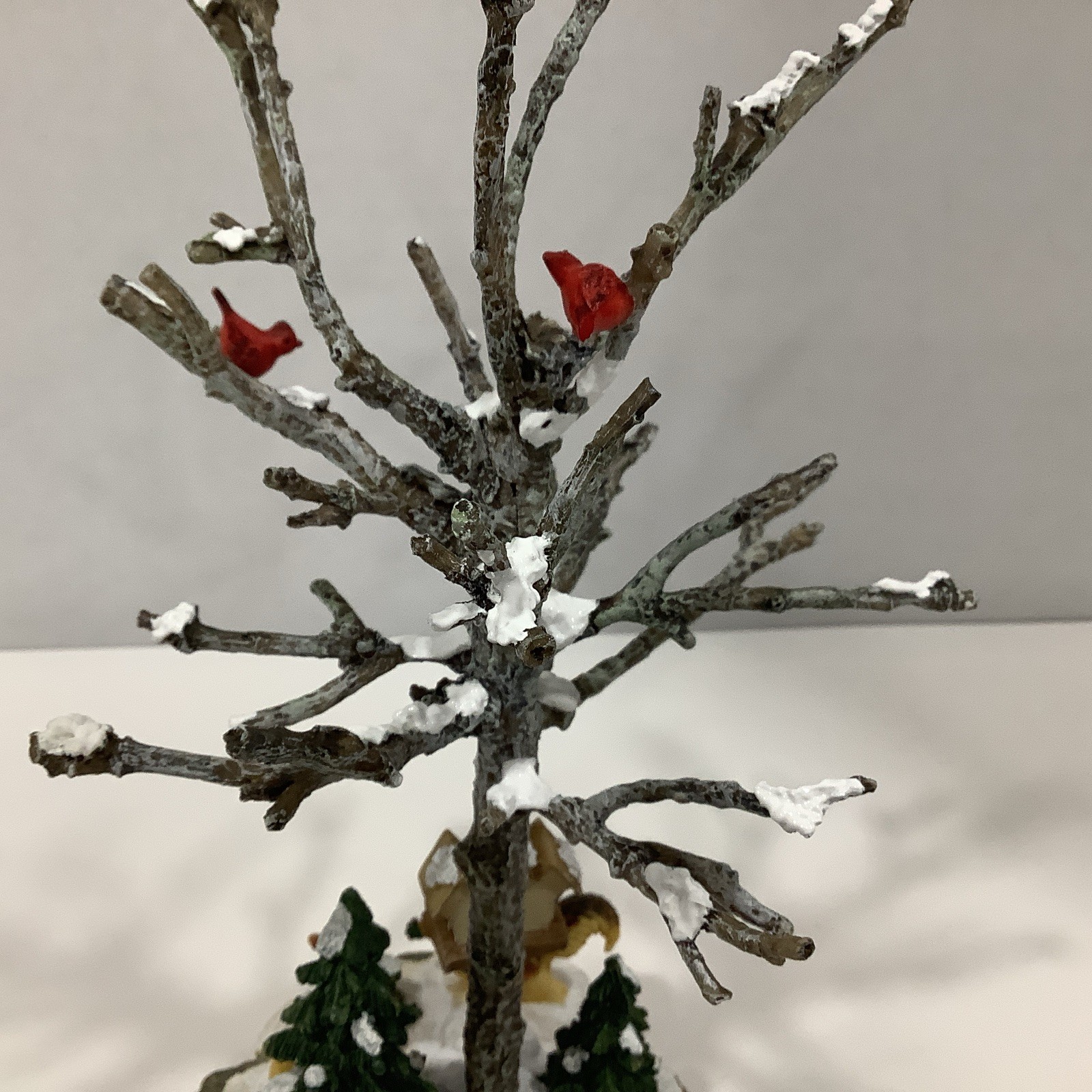 Heartland Valley Village Winter Tree W/Cardinals #9831645 10” Accessory Resin