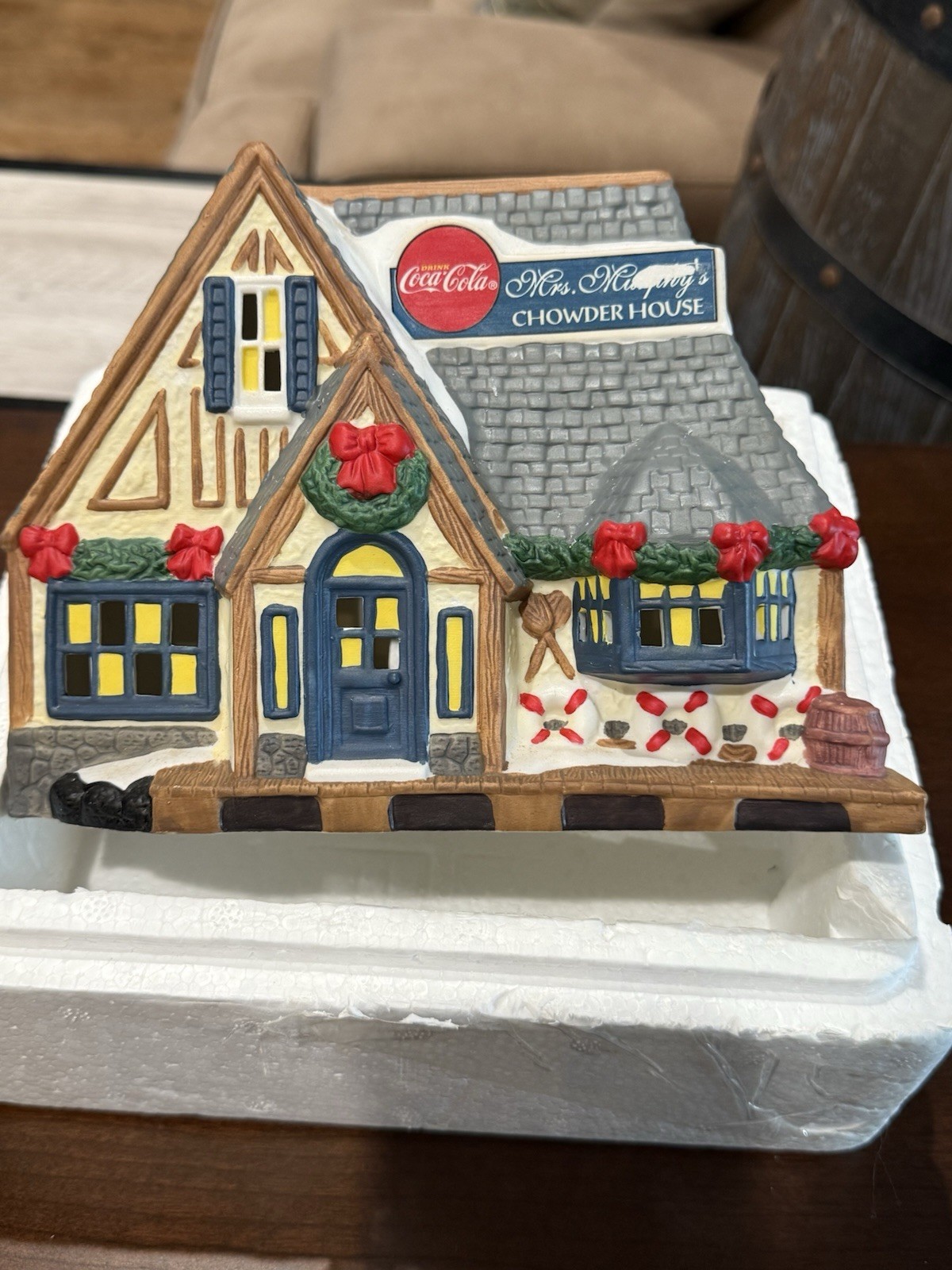 Coca Cola Town Square Collection Mrs Murphys Chowder House Christmas 1997