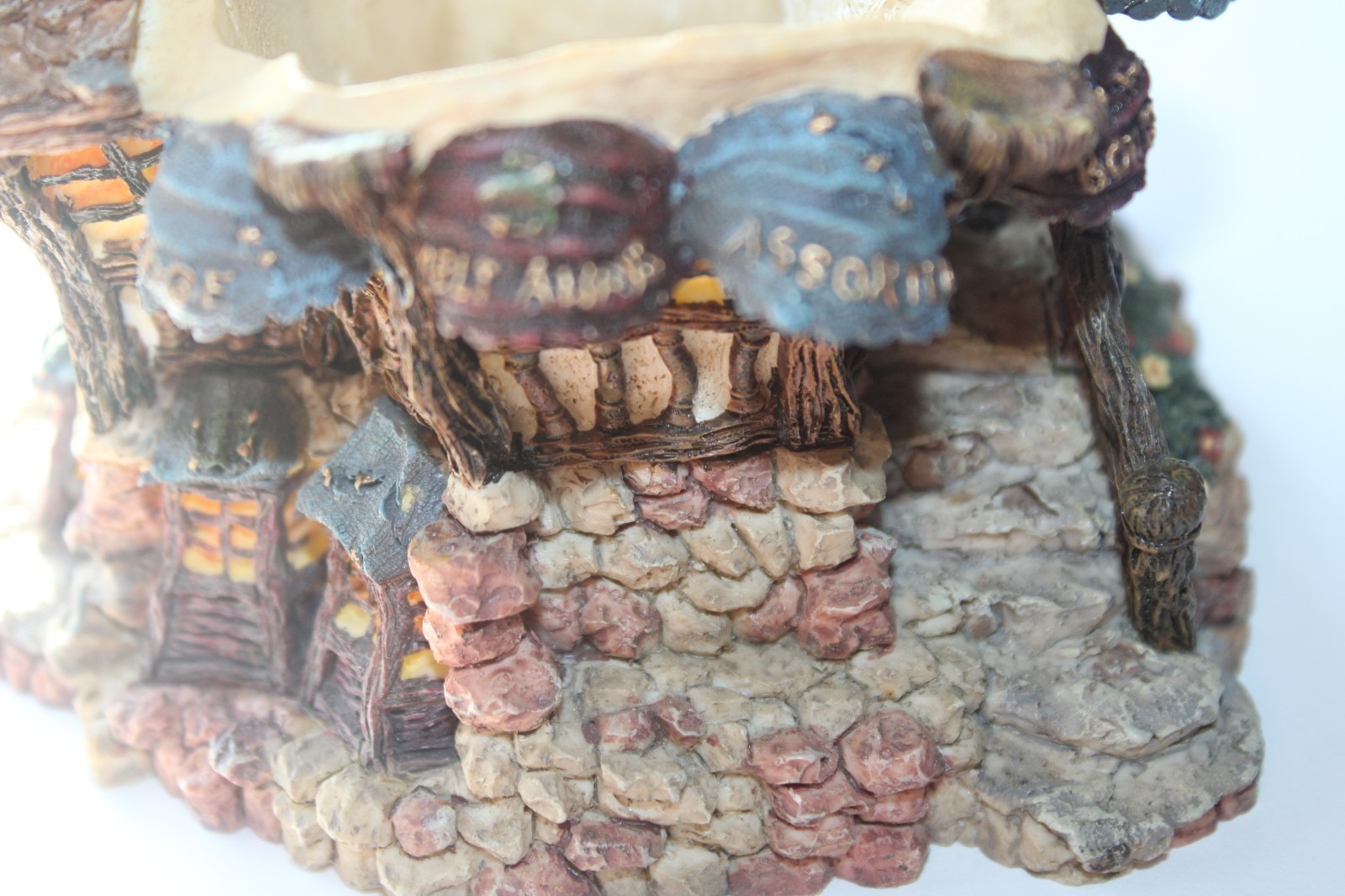 Boyds Bearly Built Villages Cocoas House Chocolate Village + Acc