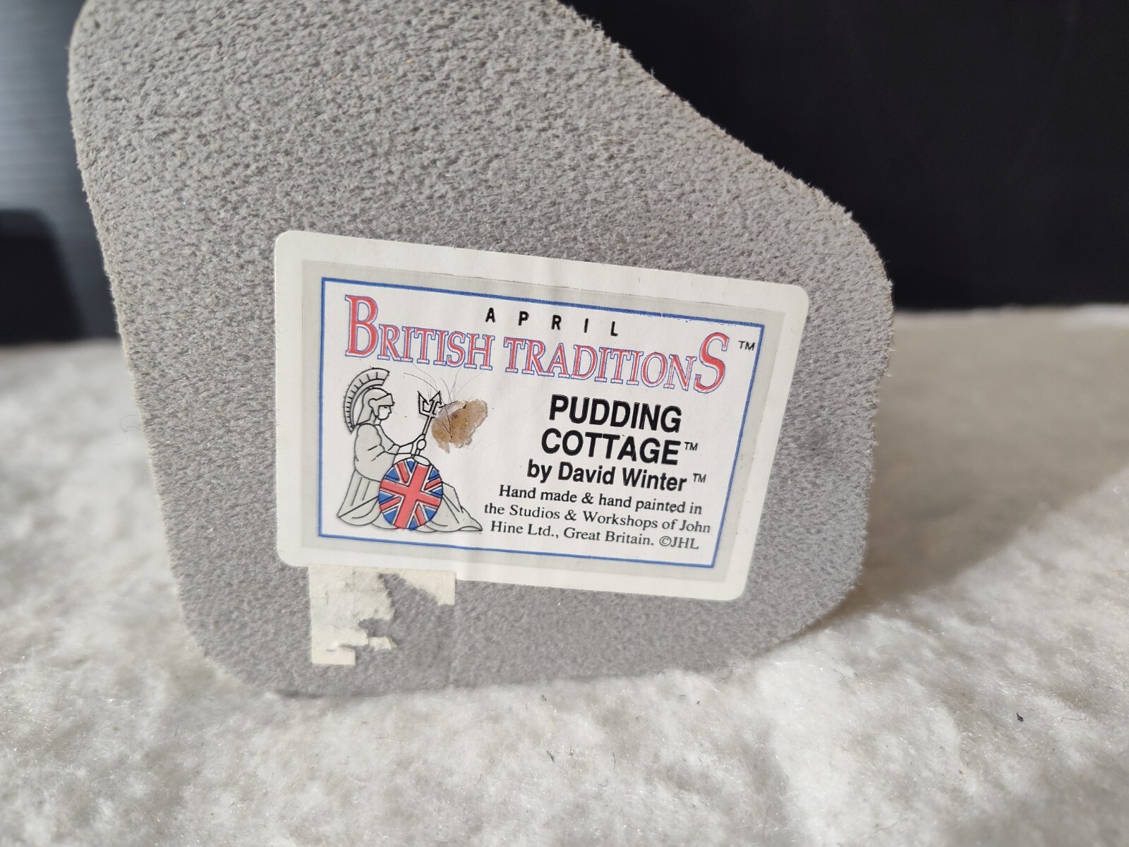 David Winter Pudding Cottage – British Traditions 1989 Medieval Village Unboxed