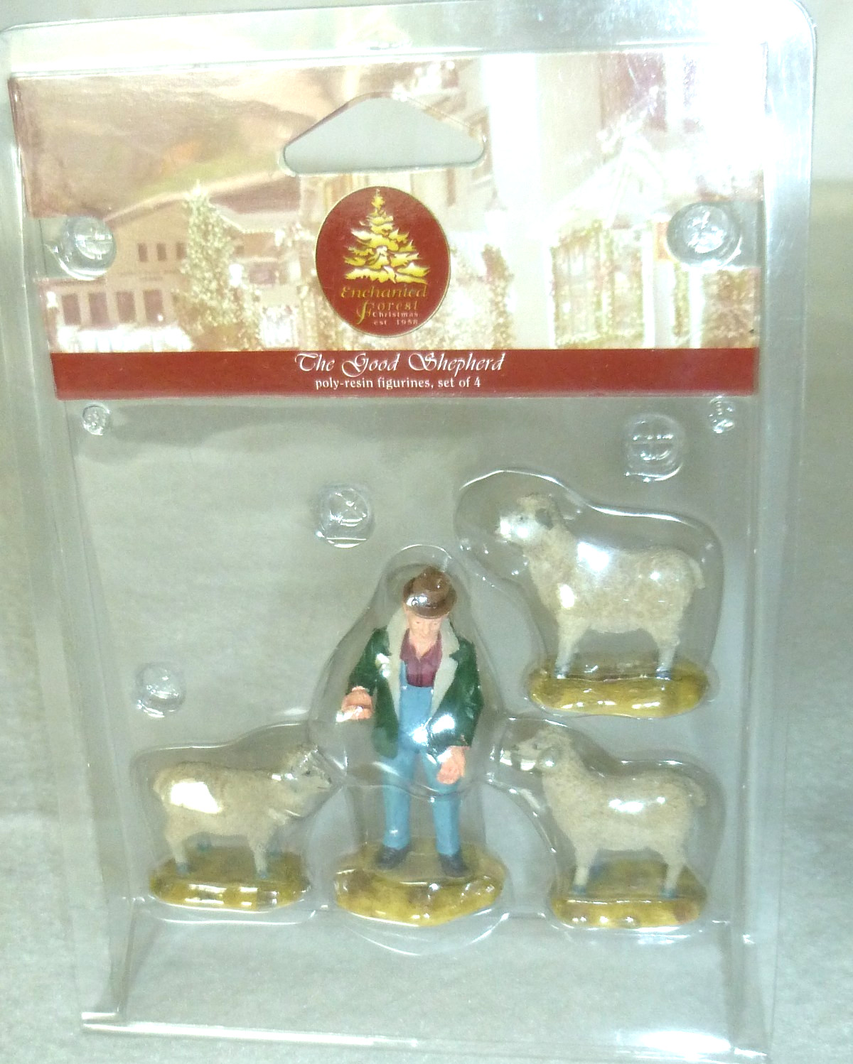 Lemax Enchanted Christmas Village Figurine “The Good Shepherd” Item #12499 resin
