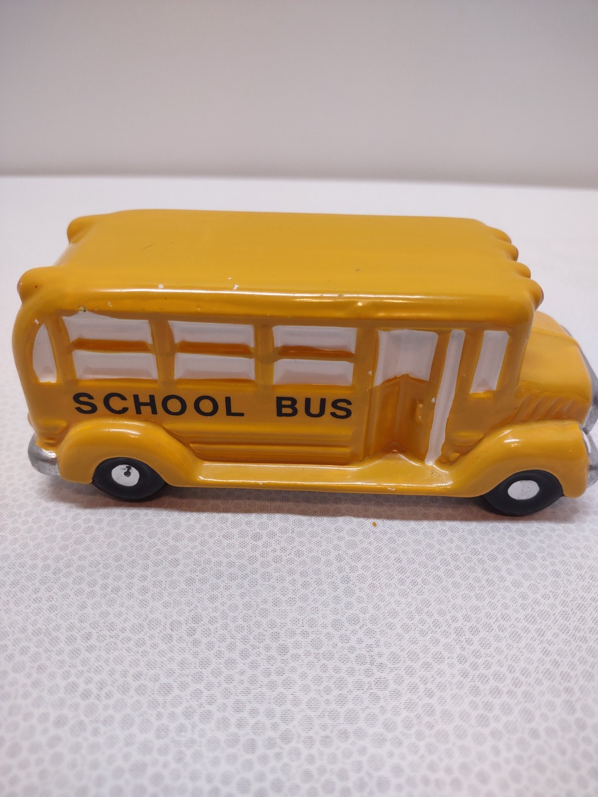 Dept 56 School Bus Yellow Plastic Contemporary Vehicle Taiwan