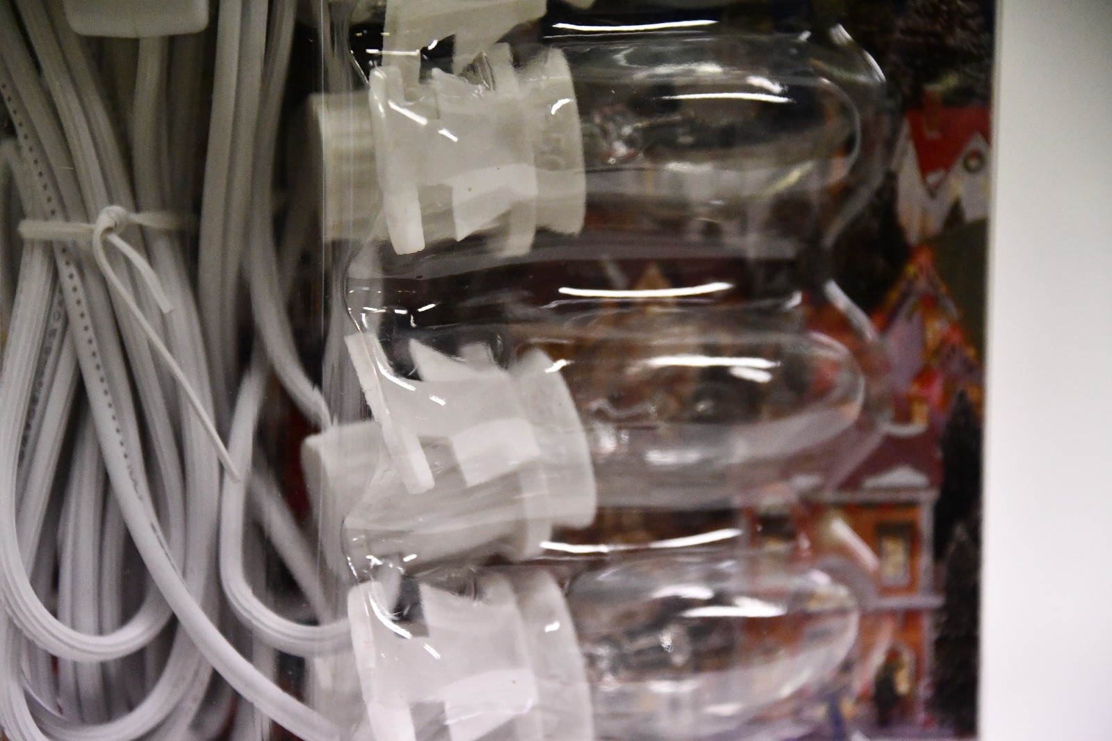 6 Socket Light Cord & Switch for Christmas Village Dept 56 Lemax NEW C7 6 Bulb