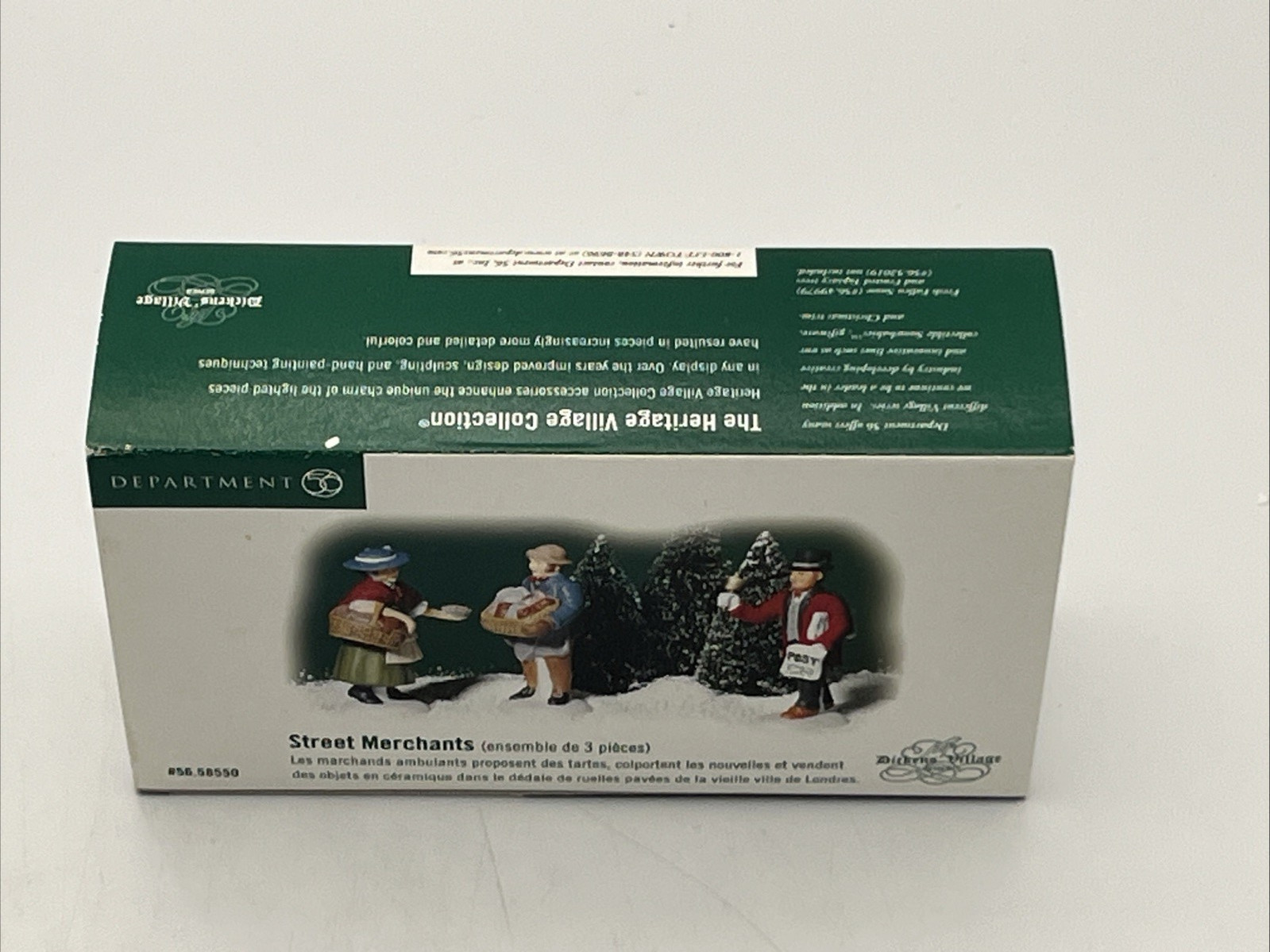 Dept 56 Street Merchants Set of 3 Dickens Village 58550 Department 56