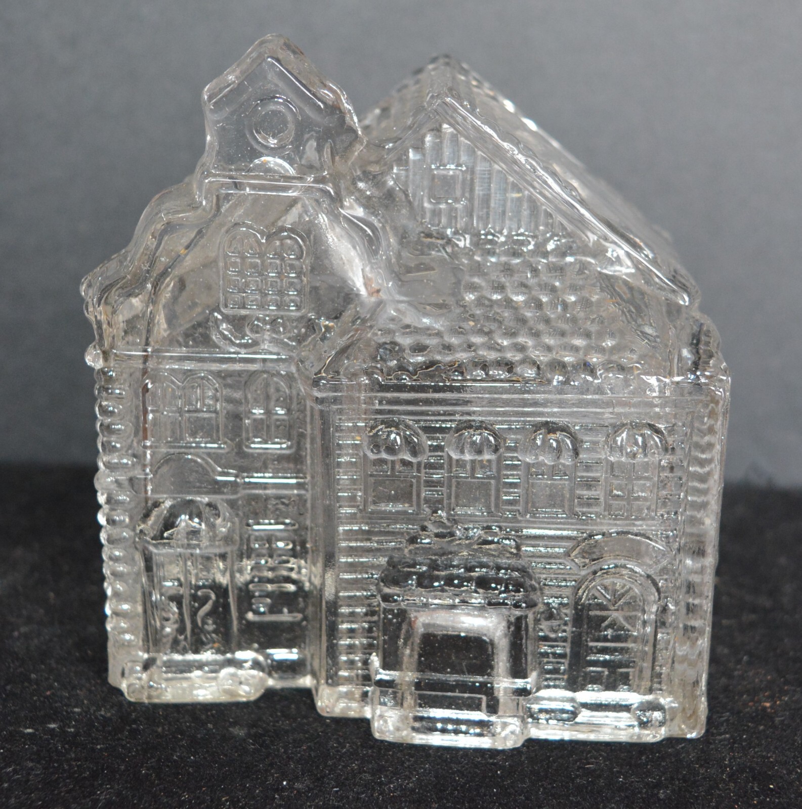 Clear Glass Lismore Village Home School Village 4″