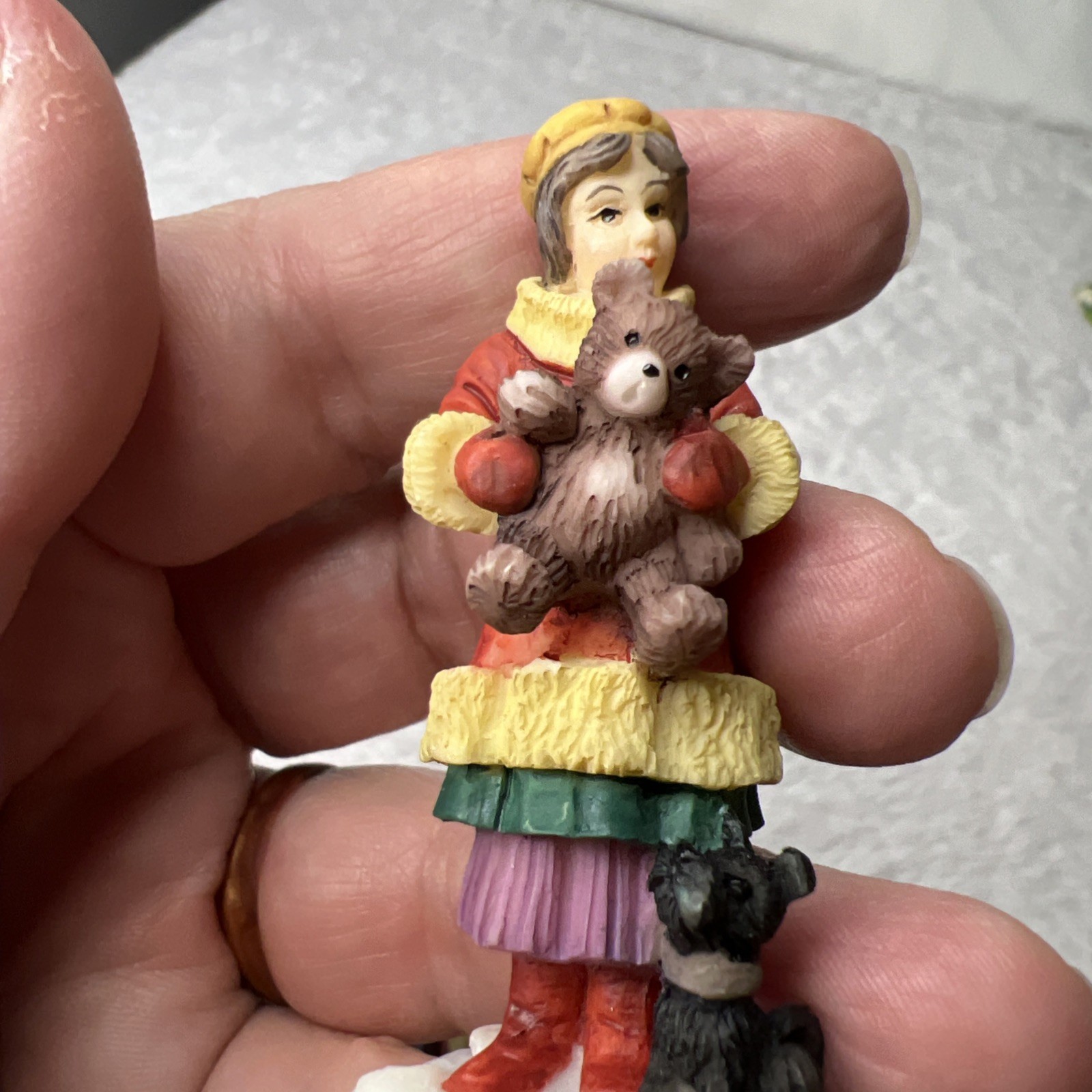 Vtg Lot 18 O’Well Christmas Village Figures People Animals & More