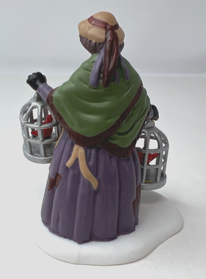 DEPT 56 Heritage Christmas Village Collection “The Bird Seller” #5803 READ