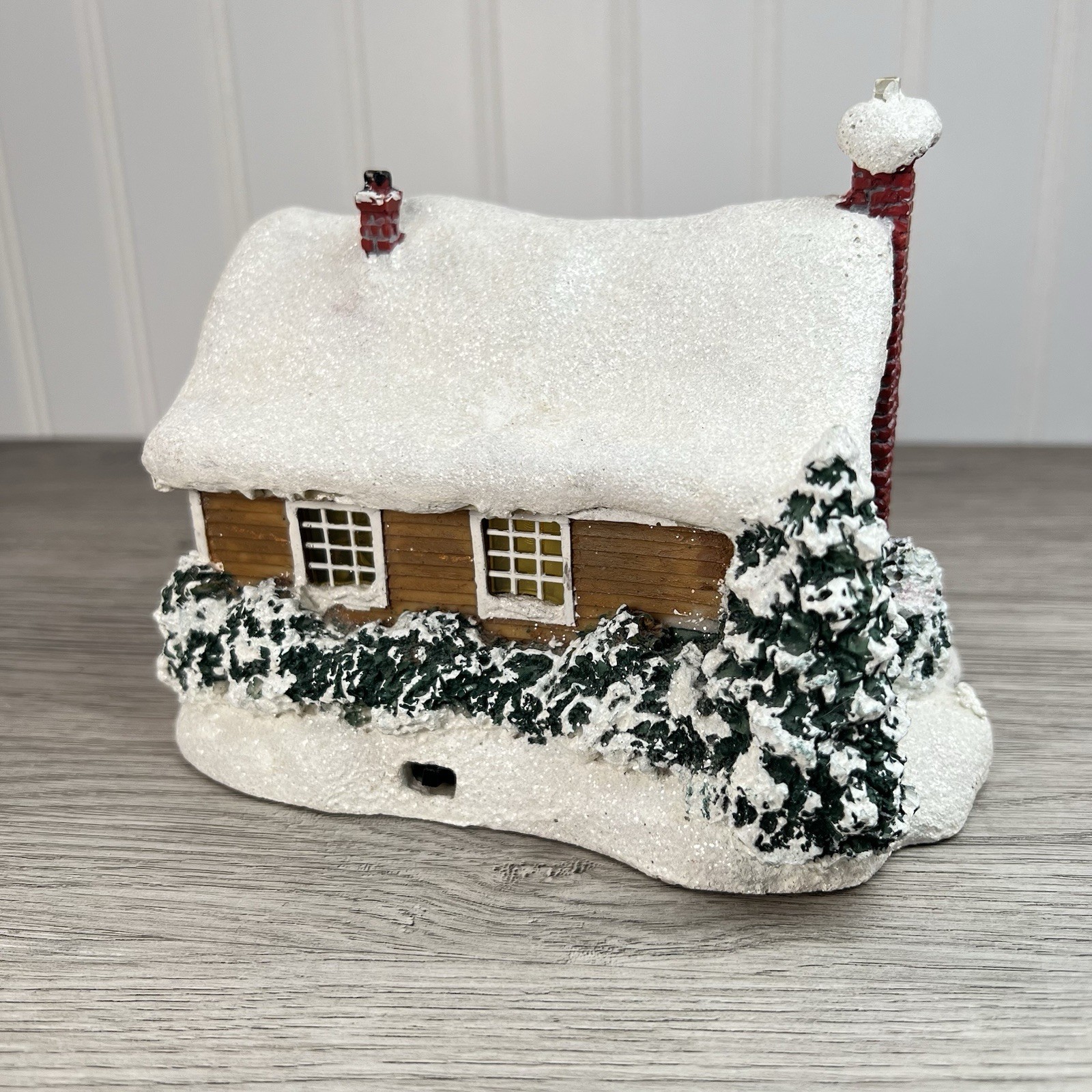 Vintage Thomas Kinkade Childhood Home 2008 Teleflora Lighted Christmas Village