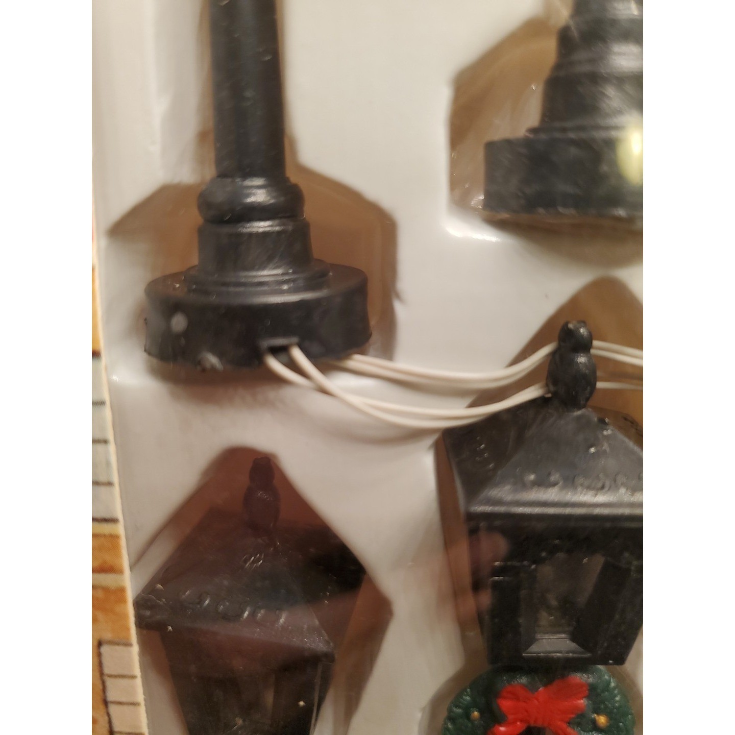 Vntg. 1993 Lemax Village Collection- Street Lamps (Set Of 10) NIB (Item#34053)