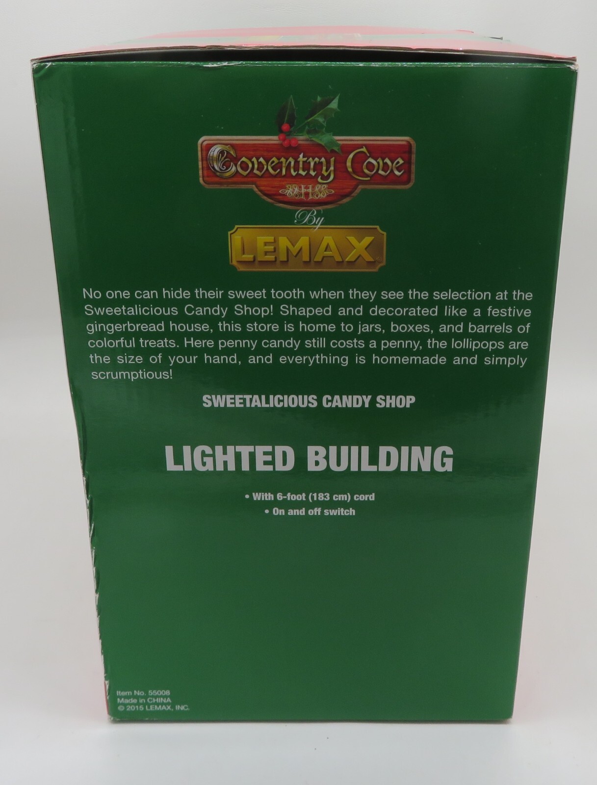 2015 Lemax SWEETALICIOUS CANDY SHOP Store Christmas Holiday Village Town