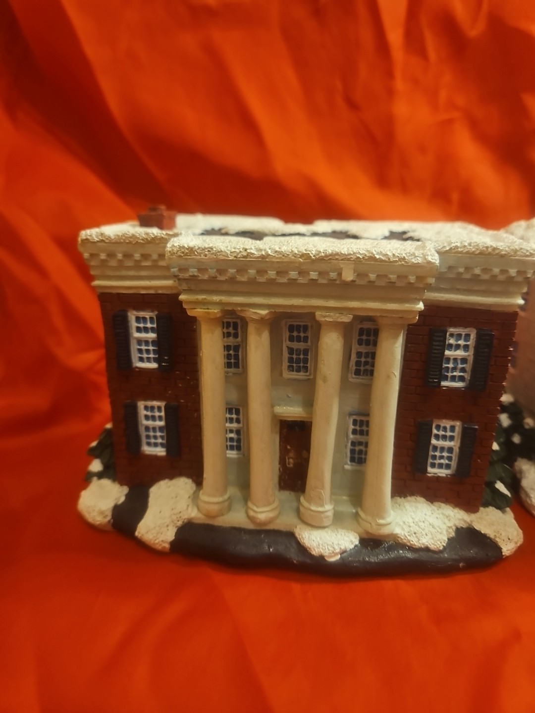 2 Christmas Village Building- One City Hall. Yemi On Bottom