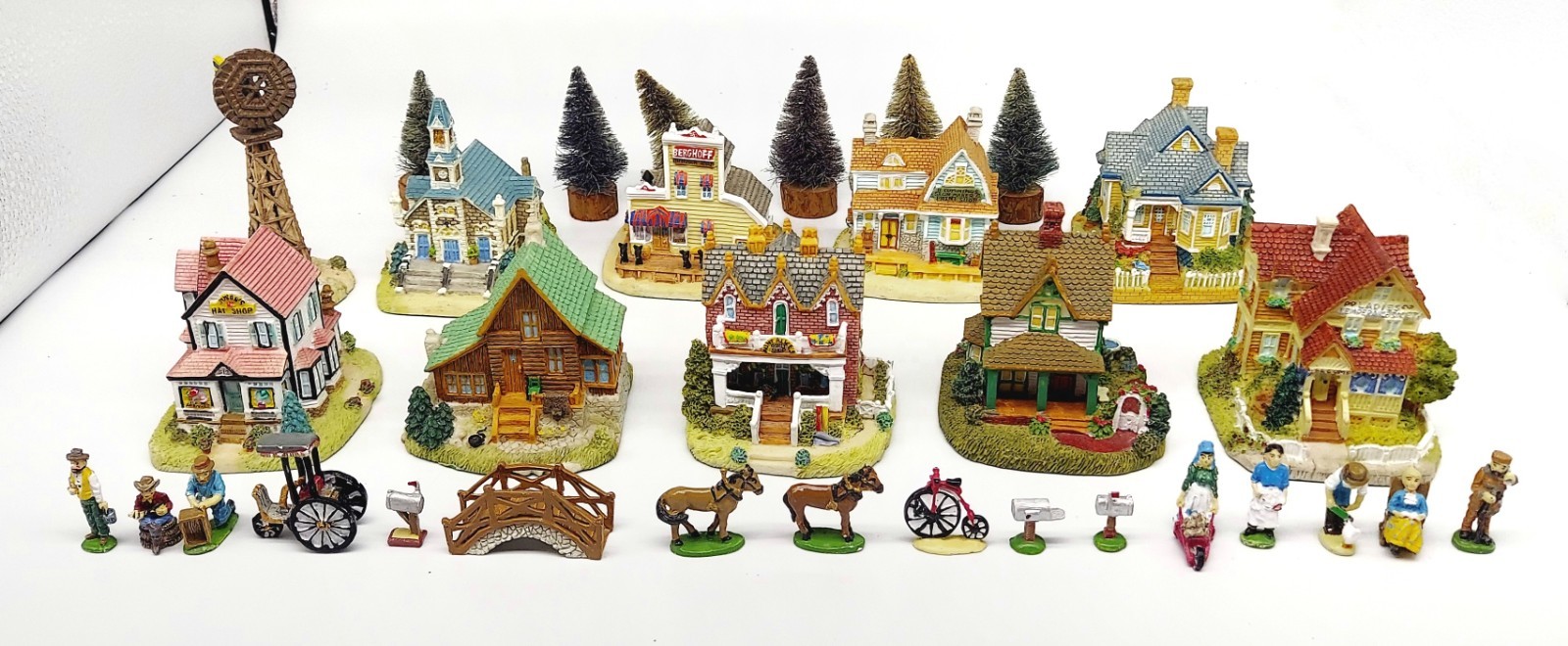 Vintage Liberty Falls Americana Collection Miniatures Village Houses Figurines