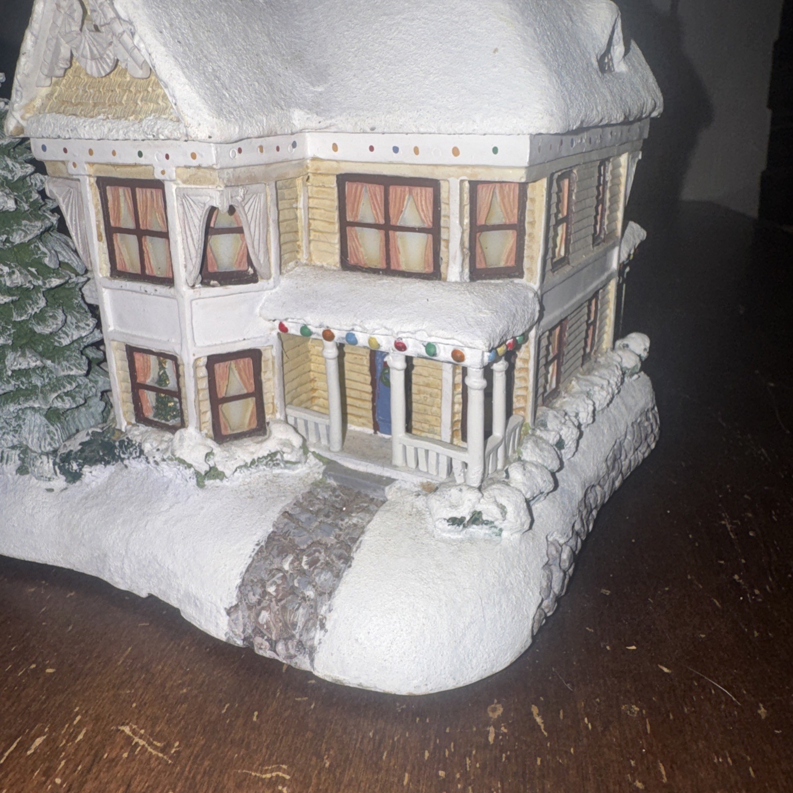 Hawthorne Village, Thomas Kinkade Lighted Christmas Village, Victorian Incomplet