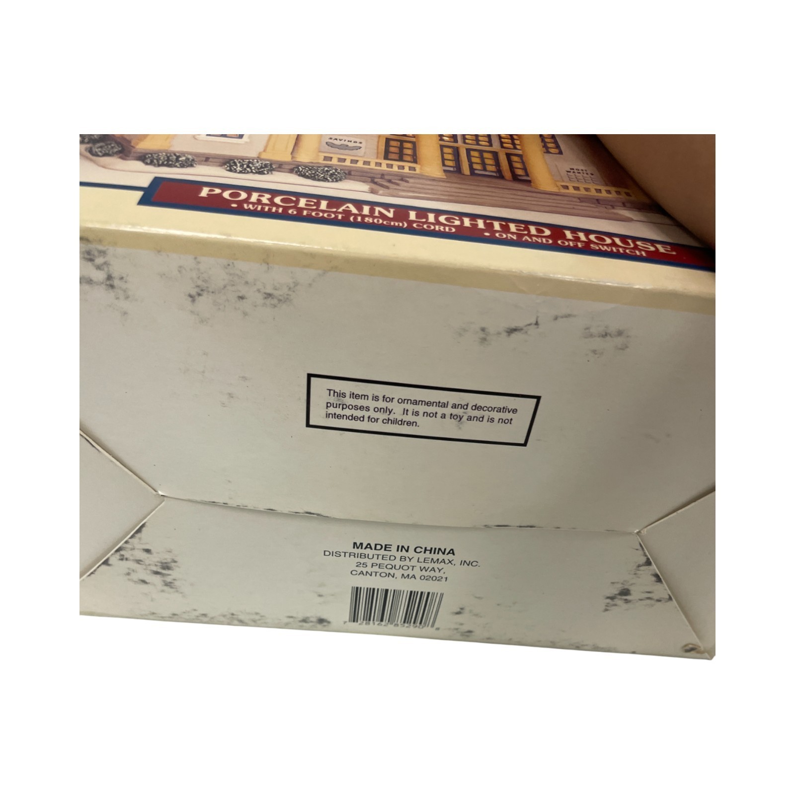 Lemax Jukebox Junction United States Post Office 1998 Porcelain Lighted House