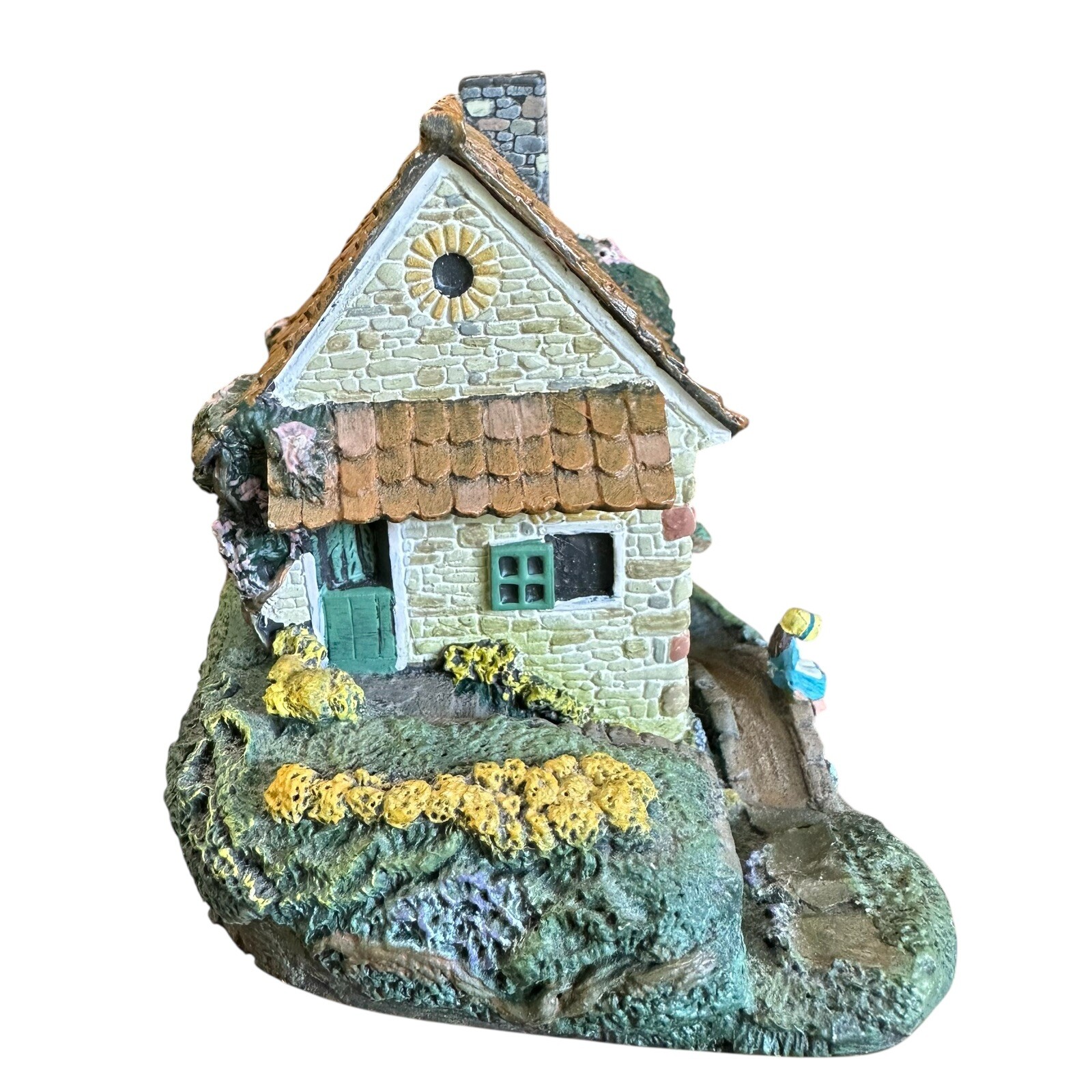 Hawthorne “Springbridge Cottage” Stonefield Valley Collection Sculpture Figurine