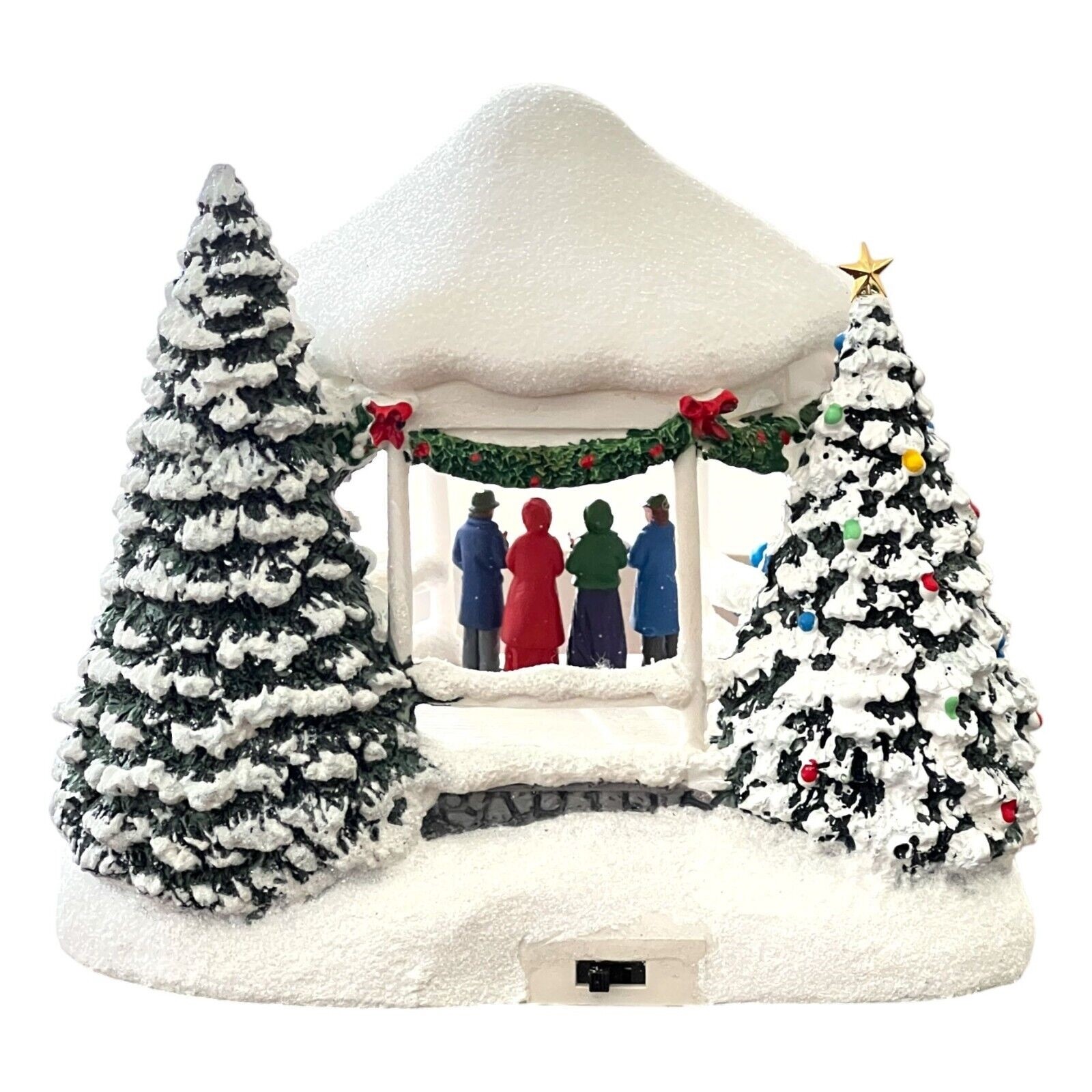 Thomas Kinkade Teleflora 2023 Sweet Sounds of Christmas Lighted Gazebo NOS